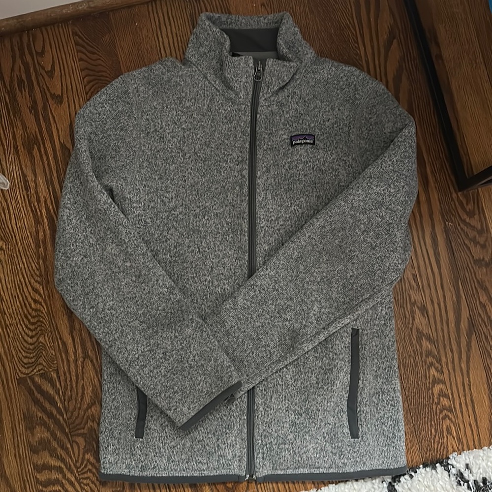 Patagonia boys better sweater jacket gray xl
